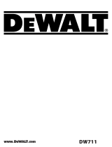 DeWalt DW711 Handleiding