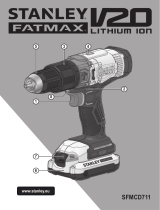 Stanley FatMax V20 SFMCD711 Handleiding