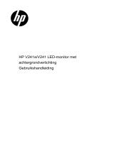 HP V241 23.6-inch LED Backlit Monitor Handleiding