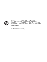 HP Compaq LA2006x 20-inch LED Backlit LCD Monitor Handleiding