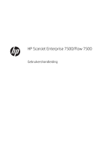 HP ScanJet Enterprise 7500 Flatbed Scanner Handleiding