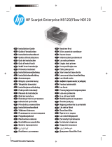 HP ScanJet Enterprise Flow N9120 Document Flatbed Scanner Installatie gids