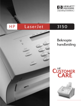 HP LaserJet 3150 All-in-One Printer series Handleiding