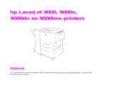 HP LaserJet 9000 Printer series Handleiding