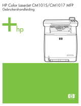 HP Color LaserJet CM1015/CM1017 Multifunction Printer series Gebruikershandleiding