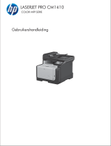 HP LaserJet Pro CM1415 Color Multifunction Printer series Handleiding