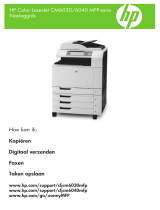 HP Color LaserJet CM6030/CM6040 Multifunction Printer series Referentie gids