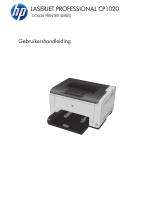 HP LaserJet Pro CP1025 Color Printer series Handleiding