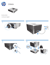 HP Color LaserJet Enterprise CP5525 Printer series Installatie gids