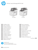 HP Color LaserJet Managed MFP E57540 series Installatie gids