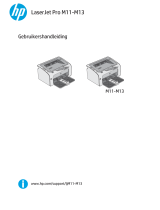 HP LaserJet Pro M11-M13 Printer series Handleiding