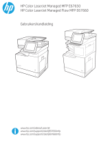 HP Color LaserJet Managed MFP E67650 series Handleiding