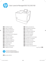 HP Color LaserJet Managed E65160 series Installatie gids