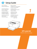 HP LaserJet M207e-M212e Printer series Installatie gids