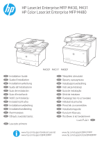 HP Color LaserJet Enterprise MFP M480 series Installatie gids