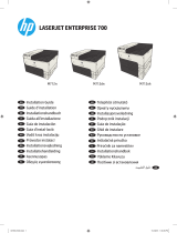 HP LaserJet Enterprise 700 Printer M712 series Installatie gids