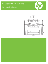 HP LaserJet M1319 Multifunction Printer series Handleiding