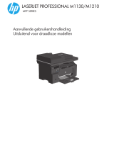 HP LaserJet Pro M1132 Multifunction Printer series Handleiding