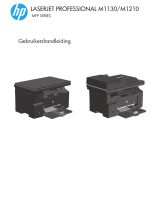 HP LaserJet Pro M1132 Multifunction Printer series Handleiding