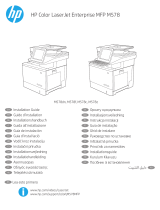HP Color LaserJet Enterprise MFP M578 Printer series Installatie gids