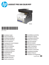 HP LaserJet Pro 500 Color MFP M570 Installatie gids