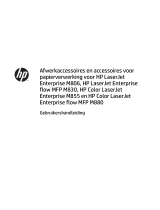 HP Color LaserJet Enterprise M855 Printer series Handleiding