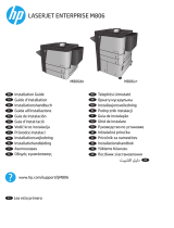 HP LaserJet Enterprise M806 Printer series Installatie gids
