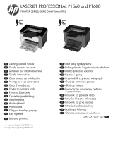 HP LaserJet Pro P1606 Printer series Handleiding