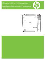 HP LaserJet P4014 Printer series Gebruikershandleiding