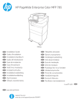 HP PageWide Enterprise Color MFP 785 Printer series Installatie gids