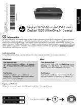 HP Deskjet 1050 All-in-One Printer series - J410 de handleiding