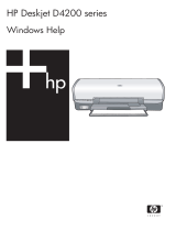 HP Deskjet D4200 Printer series Handleiding
