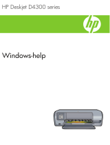 HP Deskjet D4300 Printer series Handleiding