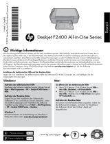 HP Deskjet F2400 All-in-One series Snelstartgids