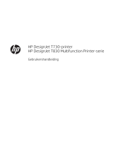 HP DesignJet T830 Multifunction Printer series Handleiding