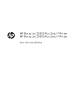 HP DesignJet Z2600 PostScript Printer Handleiding