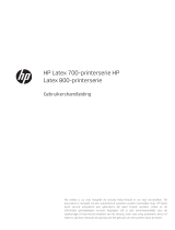 HP Latex 800 W Printer Handleiding
