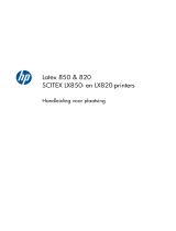 HP Latex 850 Printer (HP Scitex LX850 Industrial Printer) Handleiding