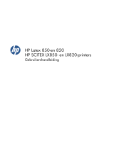 HP Latex 820 Printer (HP Scitex LX820 Industrial Printer) Handleiding