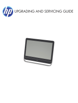 HP Pavilion TouchSmart 23-f200 All-in-One Desktop PC series Handleiding
