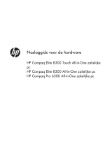 HP Compaq Pro 6300 All-in-One Desktop PC series Referentie gids