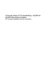 HP Compaq dx2400 Microtower PC Gebruikershandleiding