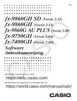 Casio fx-9860G AU PLUS Handleiding