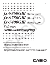 Casio fx-9750GIIIUPD Handleiding