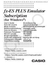 Casio fx-ES PLUS Emulator Subscription Handleiding