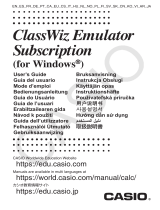 Casio ClassWiz Emulator Subscription Gebruikershandleiding