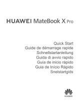Huawei MateBook X Pro 2019 Snelstartgids