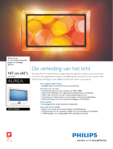 Philips 42PFL9900D/10 Product Datasheet