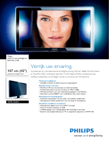 Philips 42PFL7603D/10 Product Datasheet