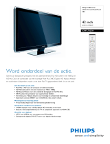 Philips 42PFL7423H/12 Product Datasheet